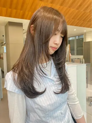 ロング カラー 透明感似合わせカラー 🍀あかり🍀のヘアスタイル