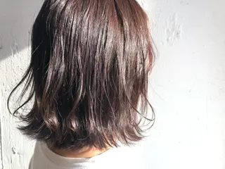 ミディアム カラー ふくだ りさ【ciAo!】のヘアスタイル