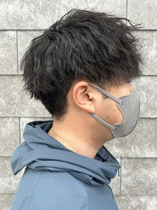 パーマ メンズ 内山 翔太のヘアスタイル