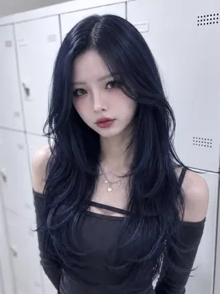 ロング カラー 💛ミルクティー 色落ち可愛い💛のヘアスタイル