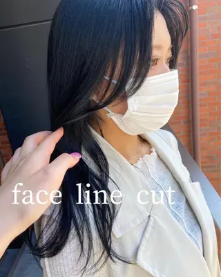 ロング カラー ヘアアレンジ Trip大名 AZUのヘアスタイル