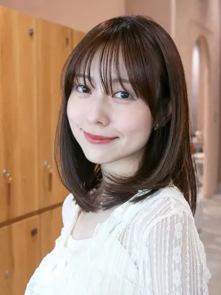 ミディアム 縮毛矯正/髪質改善 /艶髪特化/こうめいのヘアスタイル
