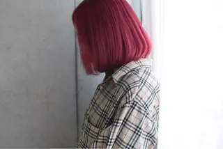 ミディアム カラー 堺 鳳 ママ美容師 yukariのヘアスタイル
