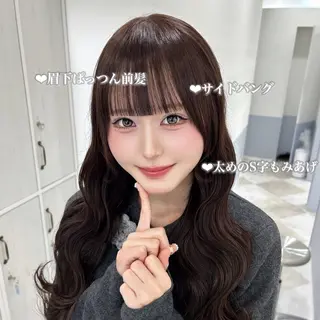 ロング 💎りあん/大須/栄 ブリーチなしWカラーのヘアスタイル