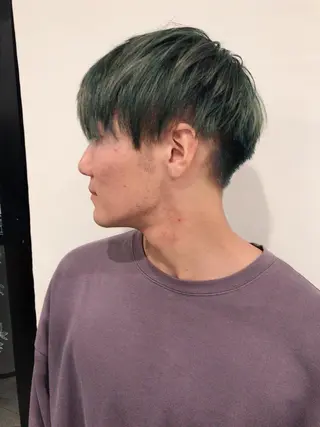ショート カラー パーマ ヘアアレンジ メンズ ちこ .のヘアスタイル