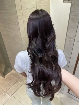 ロング カラー ICHINA🦋暗髪 /艶髪/トーンダウンのヘアスタイル