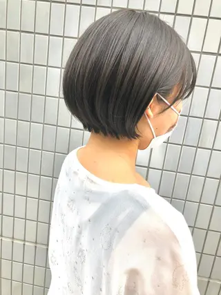 ショート ハイトーン×似合わせ 🌱中川慎之介のヘアスタイル