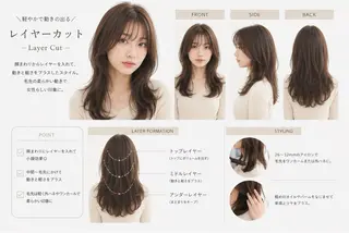 ロング レイヤー🇰🇷/ 仙台/似合わせのヘアスタイル