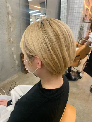 ショート カラー ヘアアレンジ 🍒暖色✖️レイヤー /Haruna🍒のヘアスタイル
