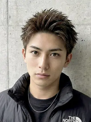 ショート メンズ 増田 祐のヘアスタイル