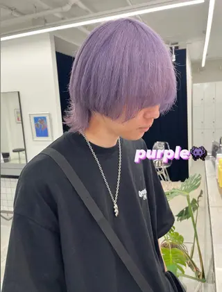 カラー メンズ 🫧‪Ameri🫧 Emma ecoleのヘアスタイル