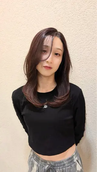 ミディアム カラー 野中 大河のヘアスタイル