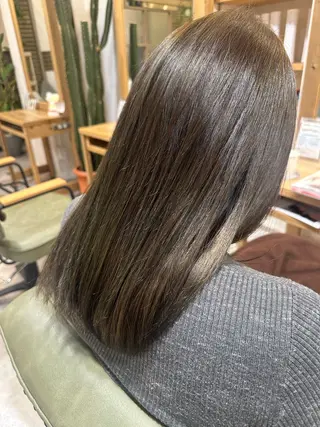 セミロング カラー desirbeaux 横尾のヘアスタイル