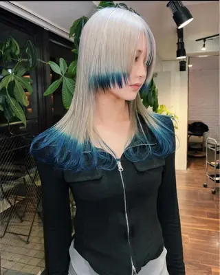 ロング カラー 梅田デザインカラー 🌈🏆ヒノキのヘアスタイル