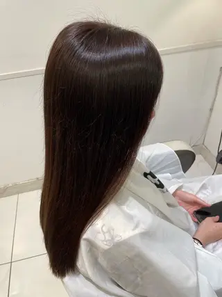 ロング カラー 谷 健吾のヘアスタイル