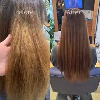 ロング Kaori🌈透明感 カラー / 髪質改善のヘアスタイル