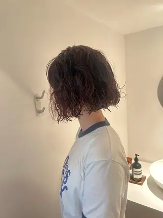 パーマ かがやしづ ⭐️カラーモデルのヘアスタイル
