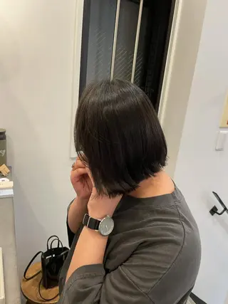 ショート やまさきえりこ ニュアンスパーマのヘアスタイル