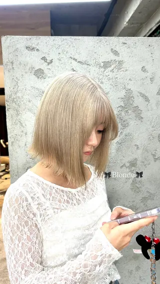 ミディアム 🤍紗 愛🤍のヘアスタイル