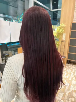 ロング ノンダメージカラー/ ボブ/RINのヘアスタイル