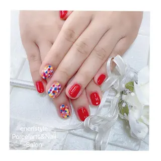 ショート ネイル 🐾enen style 🐾のネイルデザイン