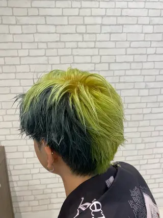カラー メンズ 飯塚 竜之介のヘアスタイル