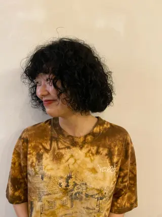 パーマ 小顔カット 🌿リョウカのヘアスタイル