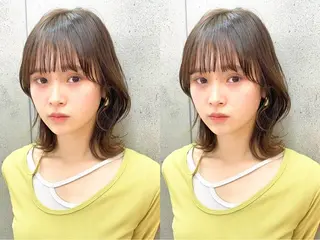 ミディアム 透明感カラー / Rio👶🏻💞のヘアスタイル