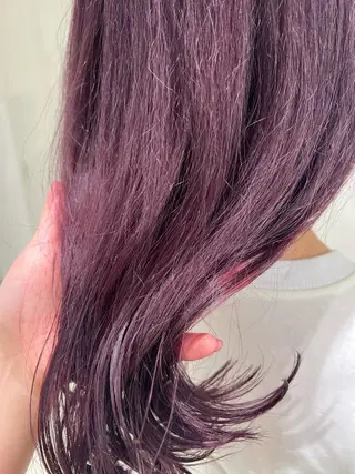 セミロング カラー 【暖色カラー特化】 中山由梨のヘアスタイル