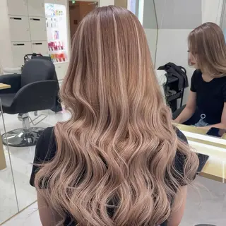 ロング カラー 🔗透明感カラー🔗 エクステ✂️はるちかのヘアスタイル