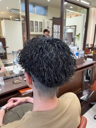 ショート パーマ メンズ 🧊メンズ特化🧊 高木航希のヘアスタイル