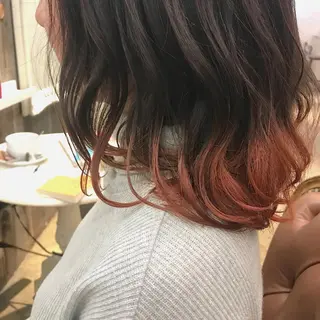 ミディアム カラー stylist🎨 aye牧野莉香のヘアスタイル