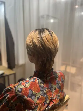 ミディアム 清水 保博のヘアスタイル