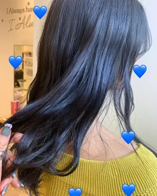 ミディアム カラー 新宿駅近♡個室 ♡関口三都季🌜のヘアスタイル