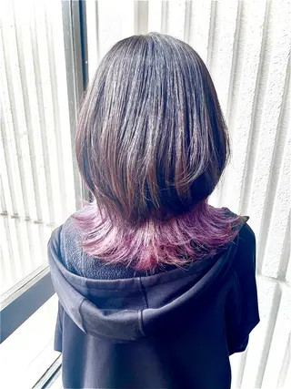 ミディアム カラー 🦕望月渉🦕 パーマ🌪️ブリーチのヘアスタイル