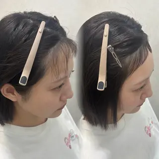 ミディアム 水島 悠香子のヘアスタイル