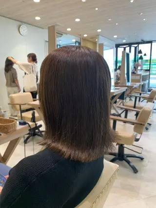 ミディアム フェザー/ニュアンス パーマ/ryutoのヘアスタイル