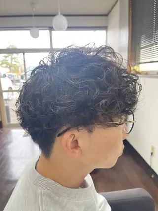 ショート パーマ メンズ 個人/ゆっくりできる ヘアサロン/yukiのヘアスタイル
