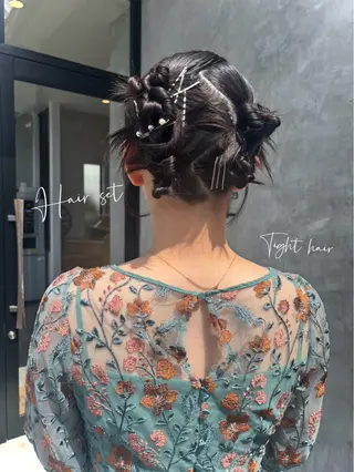 ヘアアレンジ mata-L23 かのんのヘアスタイル
