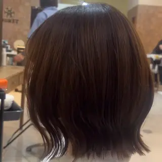 ミディアム 藤本 哲平のヘアスタイル
