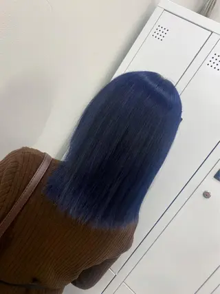 ミディアム カラー Sherry大国町 HIKARUのヘアスタイル