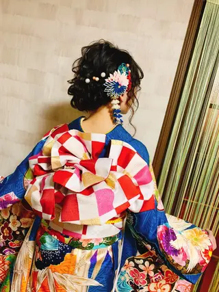 ミディアム ヘアアレンジ 【カメレオン】 上村 祥子のヘアスタイル