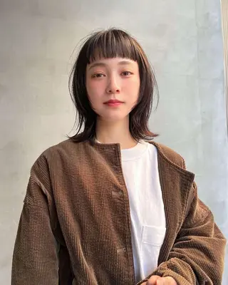 ミディアム カラー 🫧透明感カラー🫧 SHINSEIのヘアスタイル