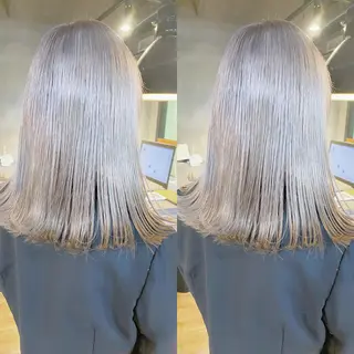ミディアム カラー yoriダブルカラー 代表すがわらのヘアスタイル