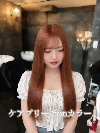 セミロング カラー 🫧そあん🫧大宮 カットモデル様募集中のヘアスタイル