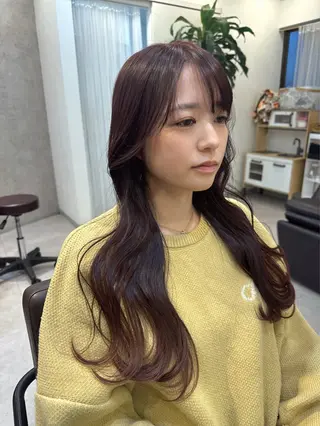 ロング カラー 似合う髪型見つけます AYAKAのヘアスタイル