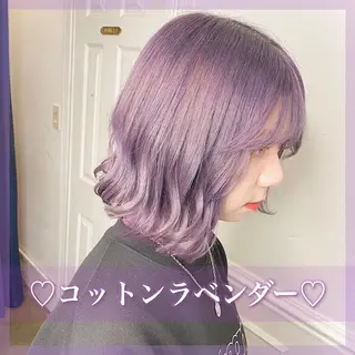 ミディアム カラー ヘアアレンジ メンズ キッズ お悩み解決美容師 💐AMIのヘアスタイル