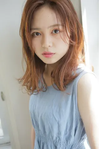 ミディアム 田那部 晟のヘアスタイル