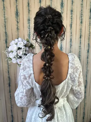 ヘアアレンジ 🌸小掛🌸 豊橋外国人風カラーのヘアスタイル