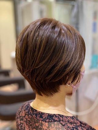 ショート こちんだ ともかのヘアスタイル